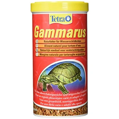 Image de TETRA Gammarus Complément Alimentaire Naturel Pour Tortues d&#039;Eau Avec Couvercle Doseur 1 Litre