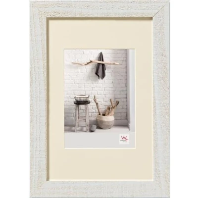 Image de walther design Cadre photo blanc polaire 24 x 30 cm avec passe partout, Home en bois HO430V