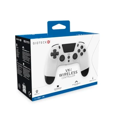 Image de Manette Premium sans fil Bluetooth VX 4 Blanc (PS4)