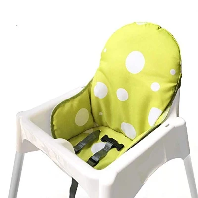 Image de ZARPMA Housses de Siège Compatible Coussin pour Antilop Chaise Haute Bébé en Ne Comprend pas La et Ceinture(Jaune vert)