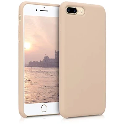 Image de kwmobile Housse Compatible avec Apple iPhone 7 Plus/iPhone 8 Plus Coque de téléphone Protection Souple en TPU Silicone Nacre