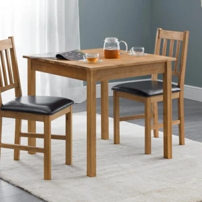 Image de Julian Bowen Table à manger carrée Coxmoor, chêne