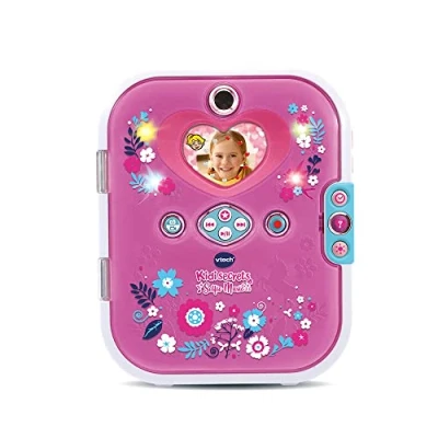 Image de VTech KidiSecrets Selfie Music 2.0 Rose, Journal Intime 8 en 1 avec Reconnaissance Faciale, Appareil Photo, Jouet Électronique Sons et Lumières, Cadeau Enfant de 6 Ans à 12 Contenu Français