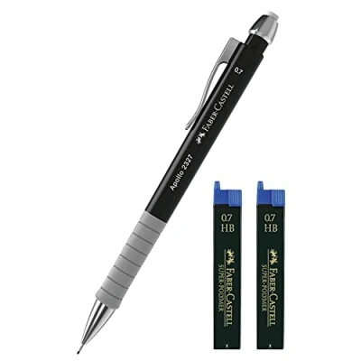 Image de Faber Castell Porte mine Apollo Mines de rechange 0,7 mm Noir