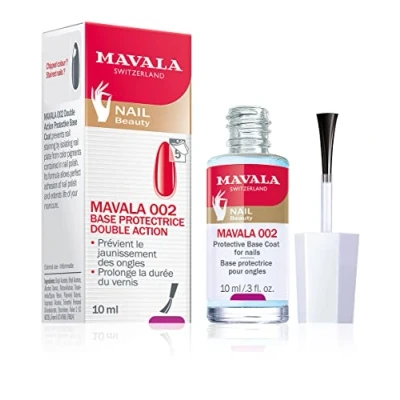Image de Mavala Base Protectrice Double Action 002 Protège l&#039;Ongle et Prolonge la Durée du Vernis Protection de Cornée Format Flacon 10ml