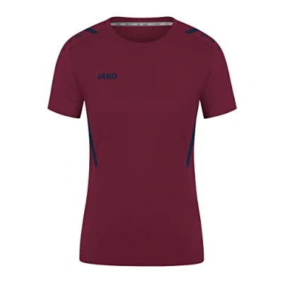 Image de JAKO Maillot Challenge (Manches Courtes), Femme, Marron/Marine, 34