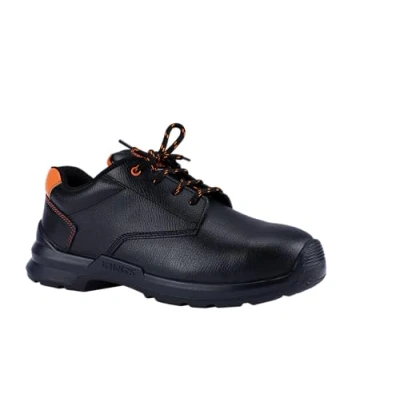 Image de Honeywell King&#039;s by KWD200B Chaussures de Sécurité Basse à Lacets en Cuir Hydrofuge, Unisexes, Embout Acier Profil Large, Indicateur d&#039;usure, Noir, 45 EU, 6250134 45/100