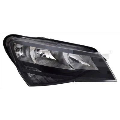 Image de TYC 20 19175 05 2 Phares droit H7/H7, W16W avec feu de circulation diurne pour à droite moteur électrique SKODA: Superb III Break