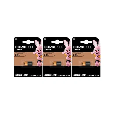 Image de 3 piles Duracell 28L A544 2CR11108 avec lithium (3 ampoules de 1 batterie)