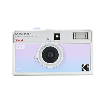Image de KODAK EKTAR H35N Appareil Photo Demi Cadre 35 mm, réutilisable, sans Mise au Point, Fonction Ampoule, Filtre d&#039;étoile, lentille revêtue (Film et Batterie Non Inclus) (édition BT21)