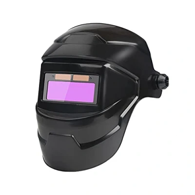 Image de Casque de soudage solaire, LED auto obscurcissant professionnel, avec large plage d&#039;ombrage réglable 4/9 13 pour Mig TigArc WElder MAsk (Noir)