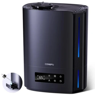 Image de CONOPU Humidificateur d&#039;Air à Ultrasons 6L, Chambre Silencieux avec Trois Modes et Fonction Température Constante, pour Bébé Plantes d&#039;Intérieur