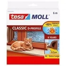 Image de TESA Bourrelet caout 6x9 mm D Blanc