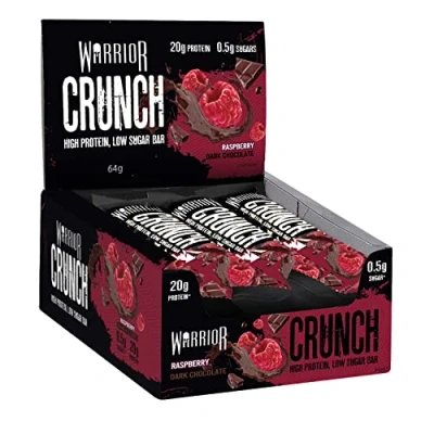 Image de Warrior Crunch Bar Raspberry Dark Chocolate (12 x 64 g)