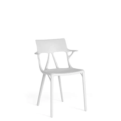 Image de Kartell A.I. Chaise, Blanc, Lot de 2