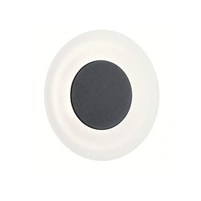 Image de Paulmann 94409 luminaire LED Applique Circea avec détecteur de Mouvement IP44 INCL. 1x4 Watts Lampe d&#039;extérieur 3000 K, Aluminium, 4 W, Anthracite