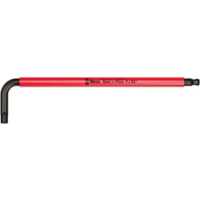 Image de Wera 05022635001 950 SPKL Clés mâles coudées Multicolore, system. impérial, 7/32 pouce, Noir/rouge