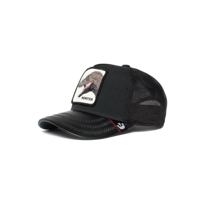 Image de Goorin Bros. The Farm Casquette de camionneur unisexe pour enfants, noir (Little Monster), taille unique, unique