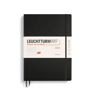 Image de LEUCHTTURM1917 370792 Planificateur Semainer Master (A4+) 2025, Noir, Anglais