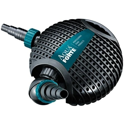 Image de Pompe de Bassin Aquaforte O 10.000, 120 Watts, Débit maximal 10 m3 par Heure, Hauteur Refoulement maximale 4,5 m, Longueur Du Câble moteur A Synchrone, particules Saleté jusqu&#039;à 6 mm