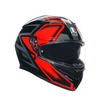Image de AGV Casque K3 E2206 MPLK COMPOUND BLACK/RED XL