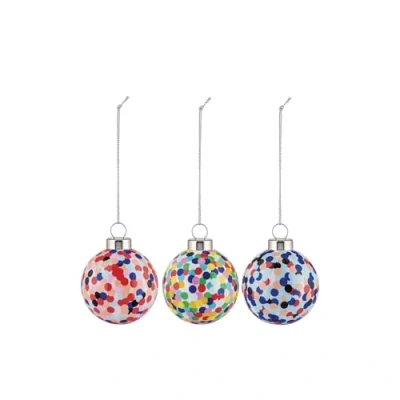 Image de Alessi Christmas Bauble Set Proust AM43SET3 by Alessandro Mendini