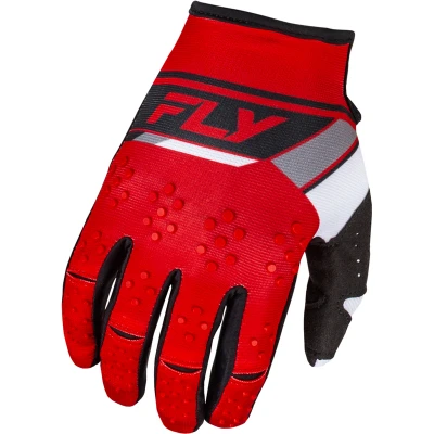 Image de Fly Racing Kinetic Prix Gants Homme (Rouge/Gris/Blanc, 3XL)