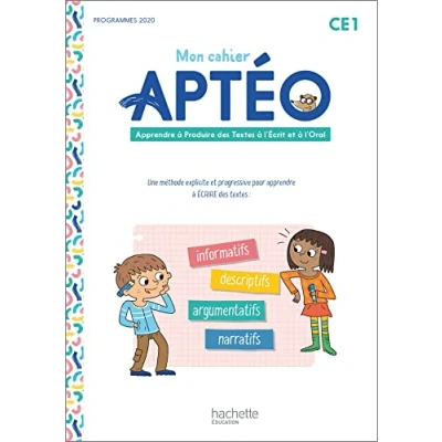 Image de Mon Cahier Aptéo CE1 élève Ed. 2022