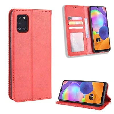 Image de Jielangxin Coque pour Samsung Galaxy A31,Étui de Protection SM A315F/DS A31 / A315G/DS A315G/DSL A315G/L A315N A315F Housse Etui Cover Red