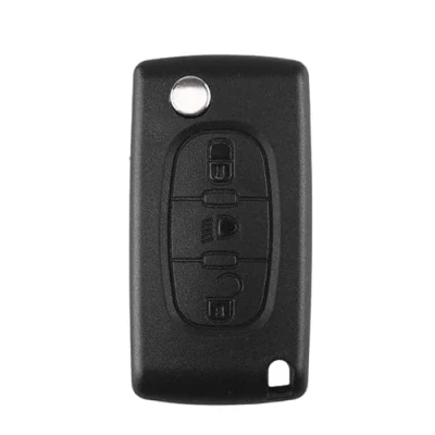 Image de Energy 01 Coque Clé Compatible Citroen C2 C3 C4 C5 C6 C8 Xsara Picasso Berlingo Peugeot 207 307 308 407 408 3008 5008 Partner 807 1007 Fiat ULYSSE (3 Boutons Citroen, VA2 CE0536)