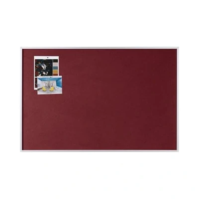 Image de Bi Office Maya New Generation Tableau d&#039;affichage en feutre 900 x 600 mm Bordeaux