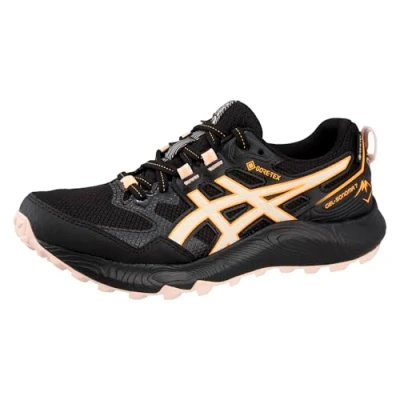 Image de Asics Gelsonoma 7 GTX Chaussures de running, Femme, Taille: 40.5, Black/pearl pink Imitation cuir/textile