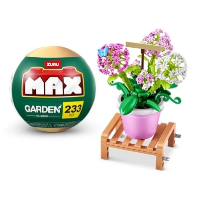 Image de Max Premium Garden Pot Plants Building Bricks Collection (up to 233 Pieces, 6 Collect). (Hydrangea Macrophylla, 1 Capsule)
