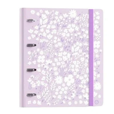 Image de Classeur à anneaux Carpetblock Malva A4 CARCHIVO Avec Polypropylène Mauve
