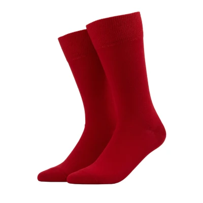 Image de Falke Happy 2PACK Everyday Casual Chaussettes scarlet, Homme, Taille: 39 42, Scarlet
