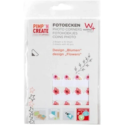 Image de Walther design Coins photo Fleurs 2 feuilles avec un 42 en floral PIMP ET CREATE FE084F
