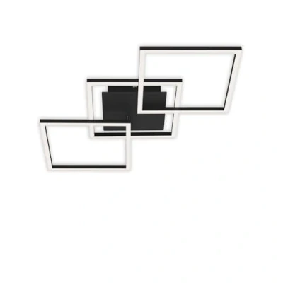 Image de Briloner Leuchten 3217 015 Plafonnier LED rotatif à intensité variable Noir 36 W 2600 lm 3000 K 763 x 368 73 mm