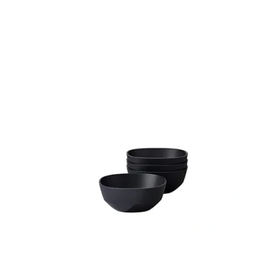 Image de Mepal Coupelle 4 pièces Silueta Lavable au lave Vaisselle et résistant micro ondes Plat de service Plats à tapas 250 ml Nordic black