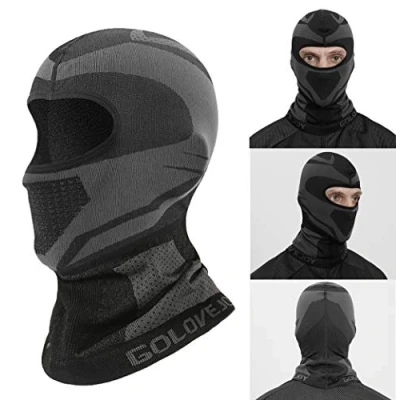 Image de CXW Balaclava Cagoule, Cache Cou écharpe de Cyclisme Coupe Vent Masque d&#039;hiver pour Hommes Femmes