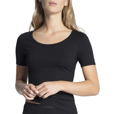 Image de Calida Femme Natural Comfort Maillot De Corps, Noir (Schwarz 992), 40 42 EU