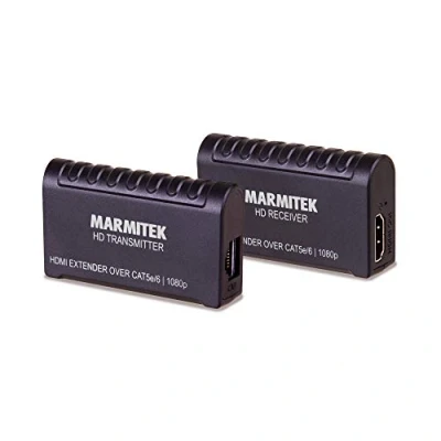 Image de HDMI Extender Ethernet Marmitek MegaView 63 Via 1 Câble CAT 5 (UTP) Full HD 1080P PoC (Power Over Cable) 40m Regardez Votre Contenu Ailleurs sur Téléviseur
