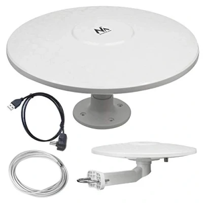 Image de Maclean MCTV 947 Antenne omnidirectionnelle extérieure multidirectionnelle pour TV (Camper USB)