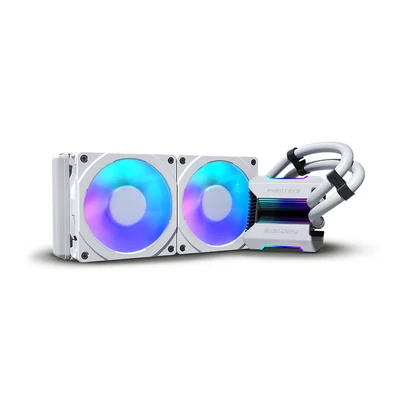 Image de Phanteks Glacier One 240 MPH Processeur Refroidisseur de liquide tout en un Blanc 1 pièce(s) Neuf
