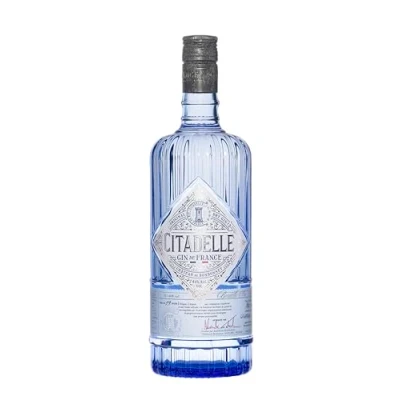 Image de CITADELLE Gin Distilled Origine : France/Poitou Charentes Notes Herbacées, Fleuries et d&#039;Agrumes Idéal en cocktail comme le Tonic 44% Alcool 1 Litre