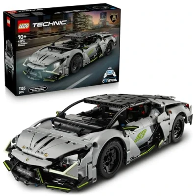 Image de LEGO Technic Supercar Lamborghini Revuelto Jouet de Construction Voiture Télécommandée Maquette avec Phares, Direction &amp; Batterie Rechargeable Cadeau pour Garçon dès 10 Ans 42214