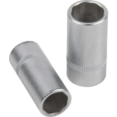 Image de KS Tools 550.1172 Douille Pour valve basse pression, 15mm le Montage/Démontage de la d&#039;expansion à 8 pans (R 134a) En Chrome Vanadium Finition chromée