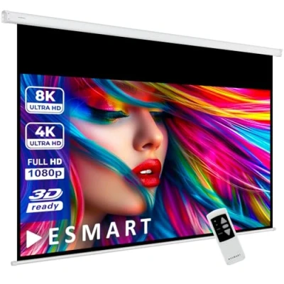Image de ESMART Professionnel MIMOTO Écran de Projection moteur 266 x 149 cm (120&quot;) 16:9 Télécommande programmable