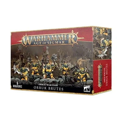 Image de Games Workshop Ironjawz Orruk Brutes Plateau de Table et Jeu Miniature, 99120209030, Noir