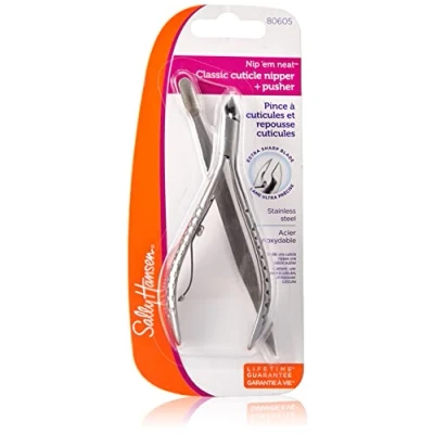 Image de Sally Hansen Beauty Tools Nip&#039;em Neat Pince à cuticules et repousse classique 1/2 mâchoire
