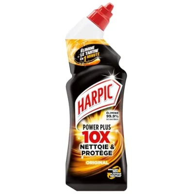 Image de Harpic Gel wc PowerPlus Original nettoyant antibactérien efficace sans brosse 750ml